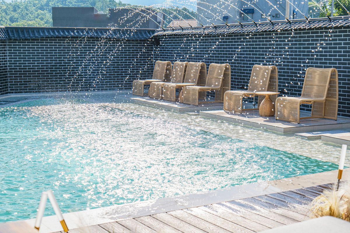 연화문호텔 변산 수영장