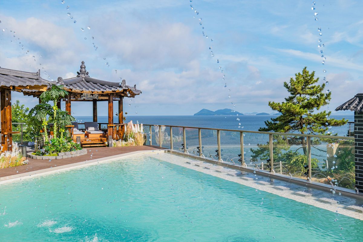 연화문호텔 변산 수영장